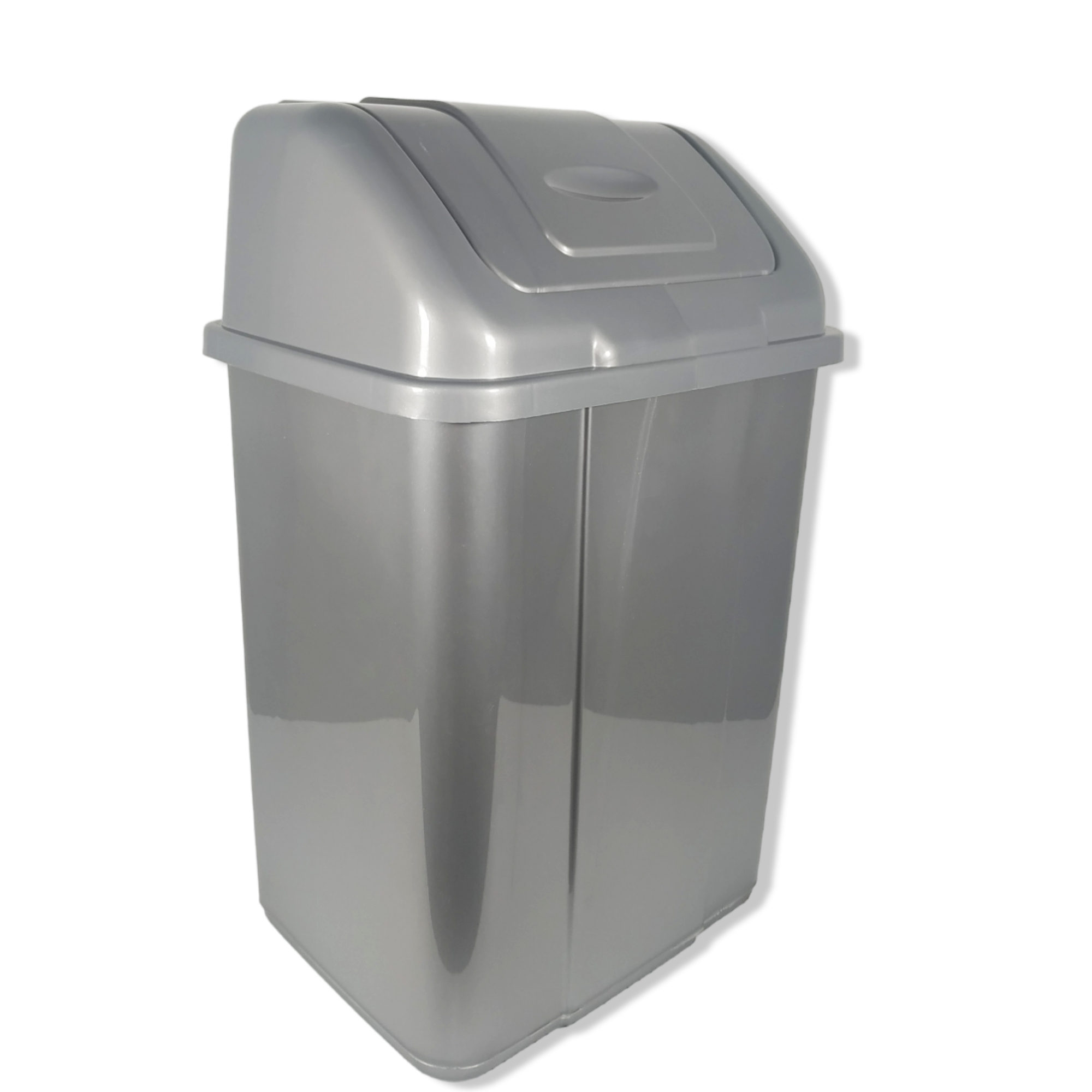 Відро ПОЛІМЕР-ГАРАНТ для сміття з поворотною кришкою 4л